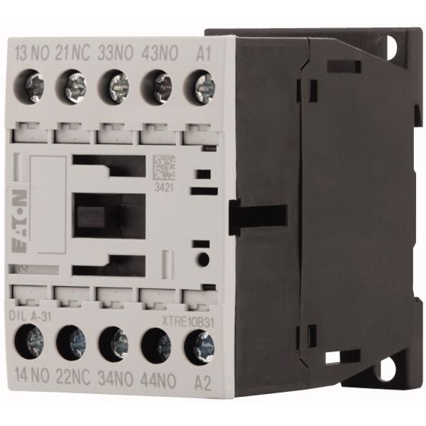 Contactor relay, 12 V DC, 3 N/O, 1 NC, Screw terminals, DC operation image 3