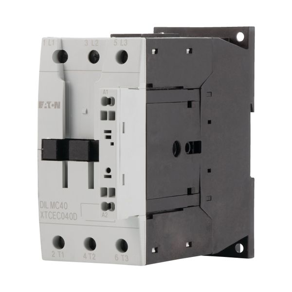 Contactor, 3 pole, 380 V 400 V 18.5 kW, 110 V 50 Hz, 120 V 60 Hz, AC operation, Spring-loaded terminals image 9