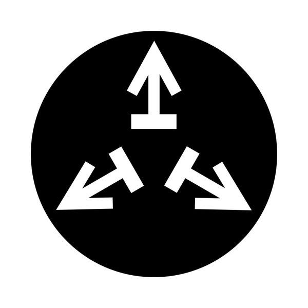 Button plate, raised black, symbol solve image 3