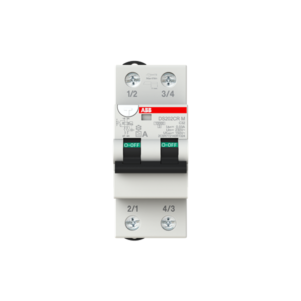 DS202CR M C32 A30 Residual Current Circuit Breaker with Overcurrent Protection image 4