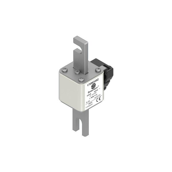 Fuse-link, high speed, 550 A, AC 690 V, compact size 1, 45 x 60 x 140 mm, aR, DIN, IEC, single indicator image 9