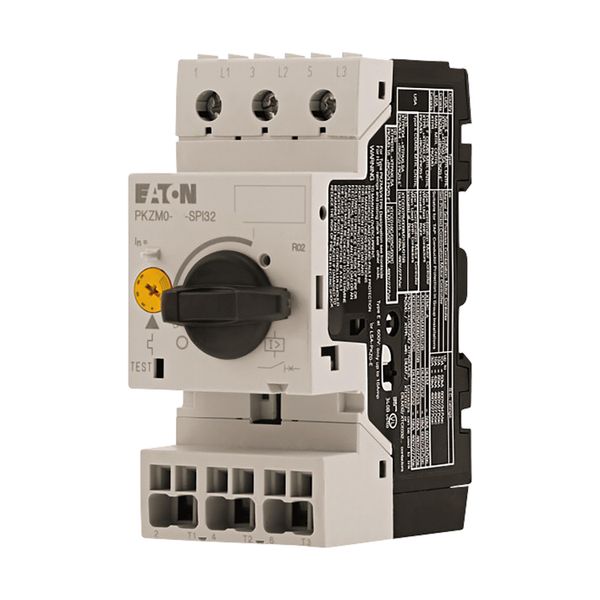 Motor-protective circuit-breaker, 0.06 kW, 0.16 - 0.25 A, Feed-side screw terminals/output-side push-in terminals, MSC image 11
