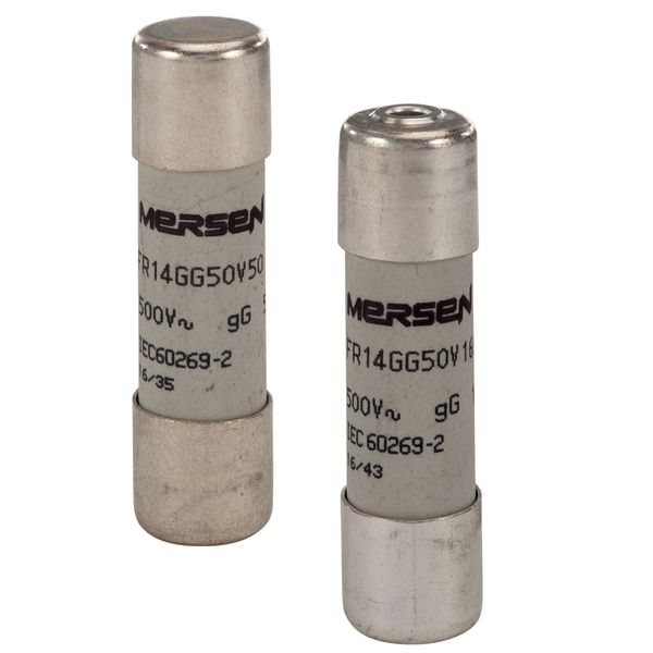 Cylindrical fuse-link gG 14x51 IEC 500VAC 16A With Striker image 2