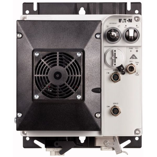 Speed controllers, 8.5 A, 4 kW, Sensor input 4, 230/277 V AC, AS-Interface®, S-7.4 for 31 modules, HAN Q4/2, with fan image 1