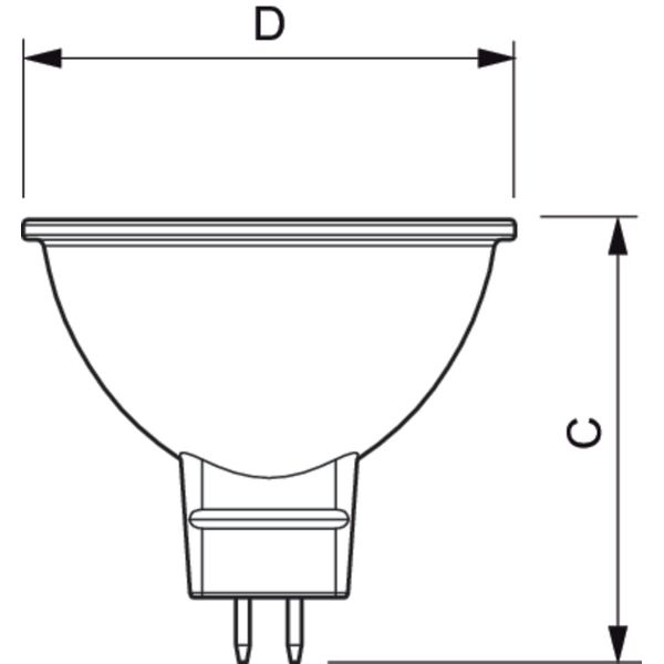 MAS LED SPOT VLE D 7.5-50W MR16 940 60D image 2