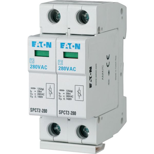 Plug-in surge arresters, 2p, 460VAC, 2x20kA image 3