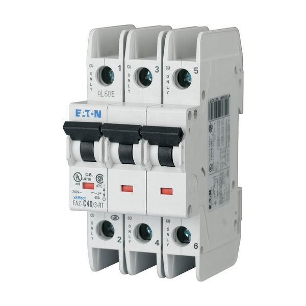 Miniature circuit breaker (MCB), 30 A, 3p, characteristic: C image 6