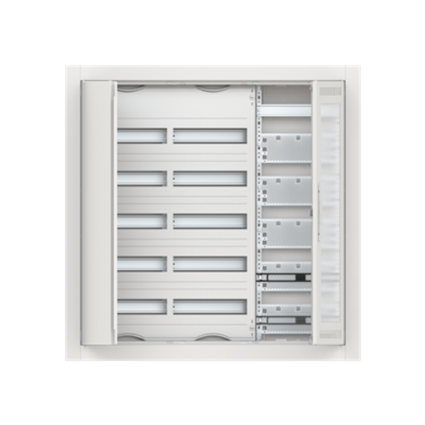 CU35VMW ComfortLine Compact distribution board, Flush mounting, 120 SU, Isolated (Class II), IP30, Rows: 5, 864 mm x 865 mm x 125 mm image 1