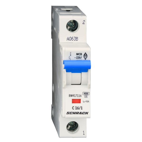 Miniature Circuit Breaker (MCB) C, 16A, 1-pole, 4.5KA image 4