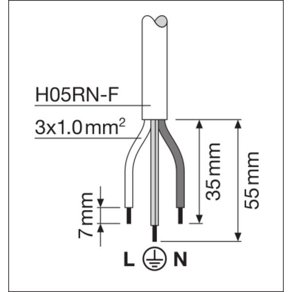 FLOODLIGHT 165 W 3000 K SYM 100 BK image 5