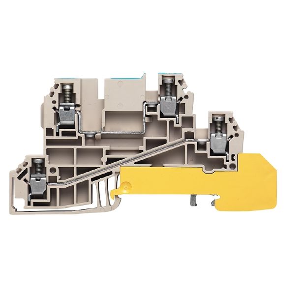 Multi level installation terminal block, Screw connection, 2.5 mm², 40 image 1