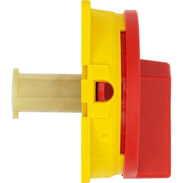 Thumb-grip, red, lockable with padlock, for P3 image 16