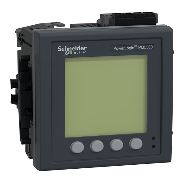 PM5561 Meter, 2 ethernet, up to 63th H, 1,1M 4DI/2DO 52 alarms, MID image 3
