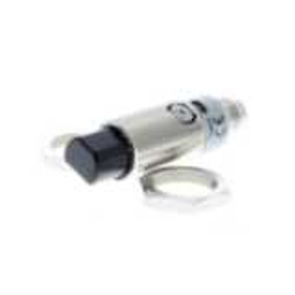 Photoelectric sensor, M18 threaded barrel, radial type, metal, red LED E3RB2009H image 3