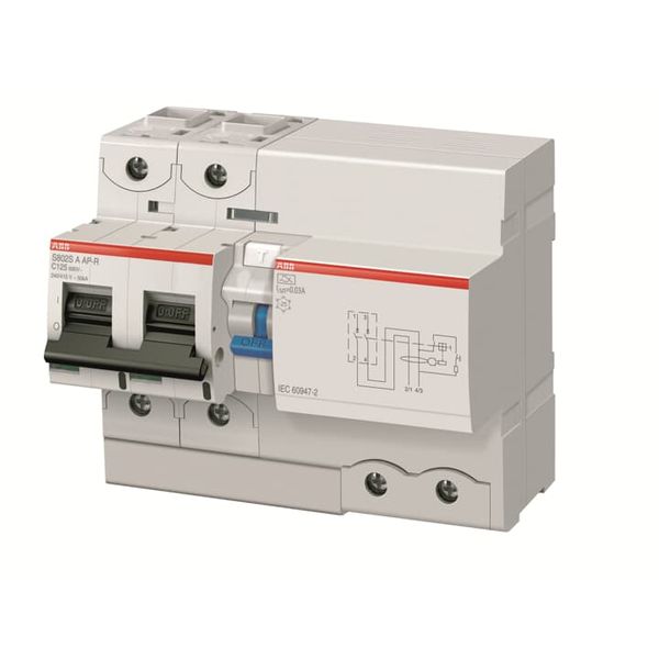 DS802S-B125/0.3A Residual Current Circuit Breaker with Overcurrent Protection image 1
