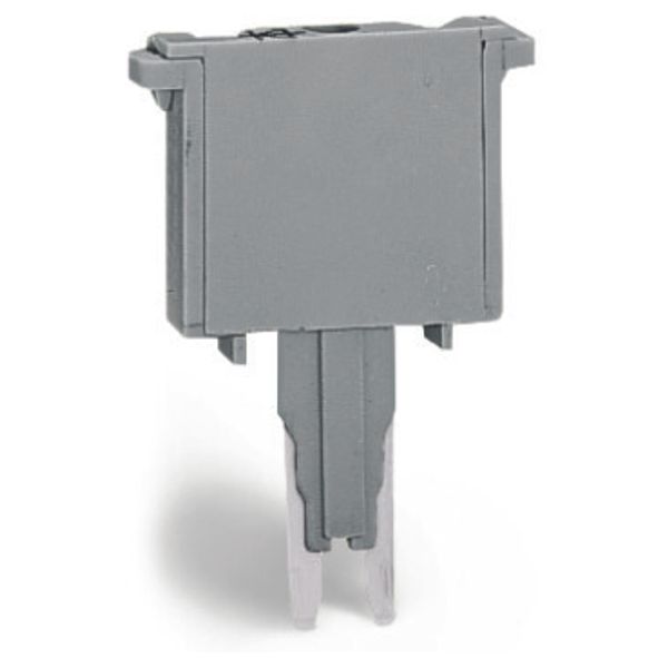 Component plug for carrier terminal blocks 2-pole gray image 1