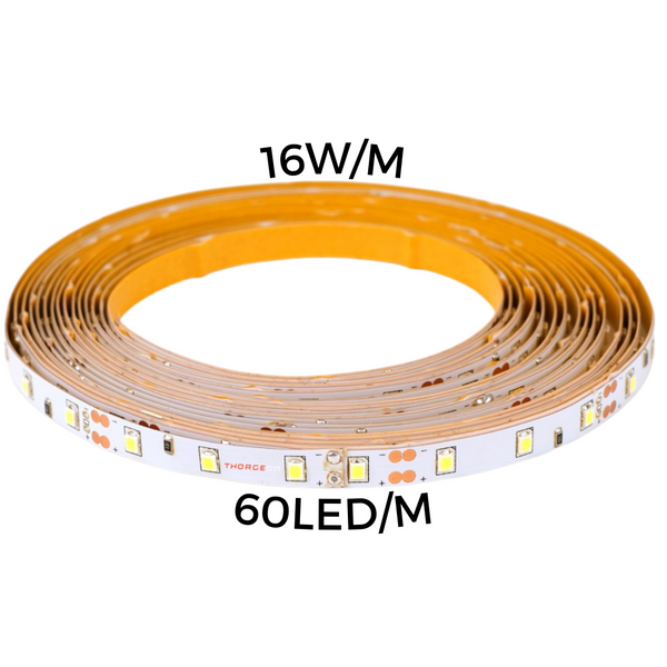 LED strip 16W/m 60led/m 12V IP67 3000K 1495Lum/m 60'000h CRI>90 (5m) THORGEON image 1