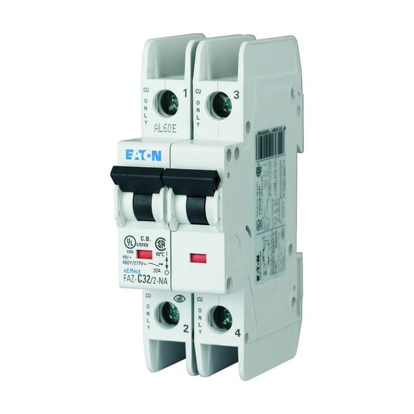 Miniature circuit breaker (MCB), 32 A, 2p, characteristic: D image 12