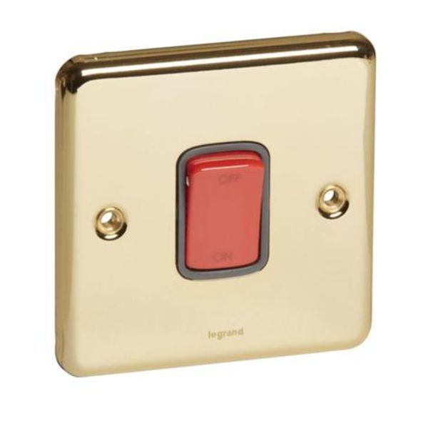 Synergy Authentic 45A Double Pole Control Switch Gold image 1