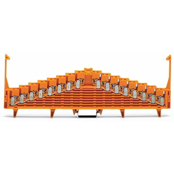 8-level same potential terminal block with locking clips all clamping image 2