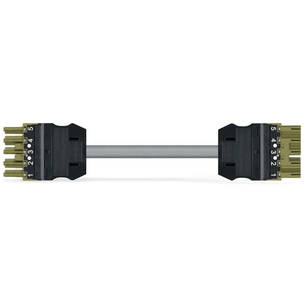 pre-assembled connecting cable Eca Plug/open-ended gray image 1