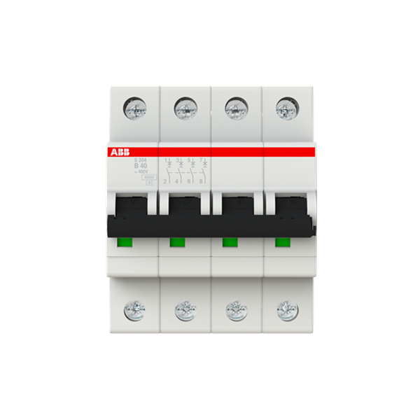 S204-B40 Miniature Circuit Breaker - 4P - B - 40 A image 6