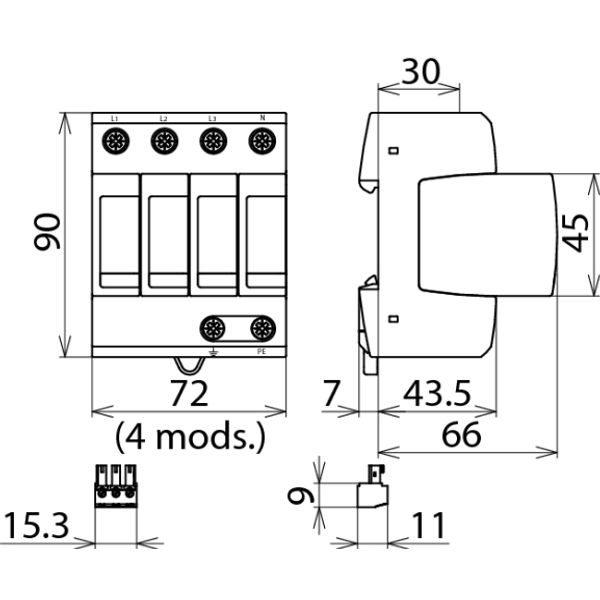 DEHNguard M surge arrester image 2