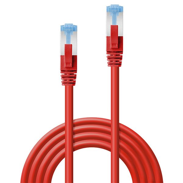 1.5m Cat.6A S/FTP LSZH Network Cable, Red RJ45, M/M, 500MHz, Copper image 2