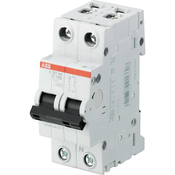 S201-C80NA Miniature Circuit Breaker - 1+NP - C - 80 A image 1