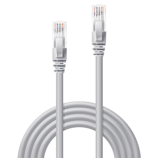 1m Cat.6 U/UTP Network Cable, Grey RJ45, M/M, 250MHz, Copper image 2