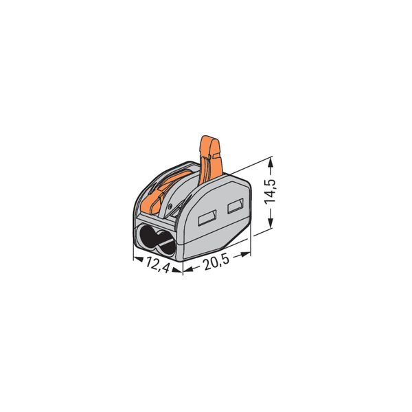 CLASSIC Splicing Connector for all conductor types max. 4 mm² gray image 4