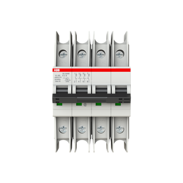 SU204M-K2 Miniature Circuit Breaker - 4P - K - 2 A image 5