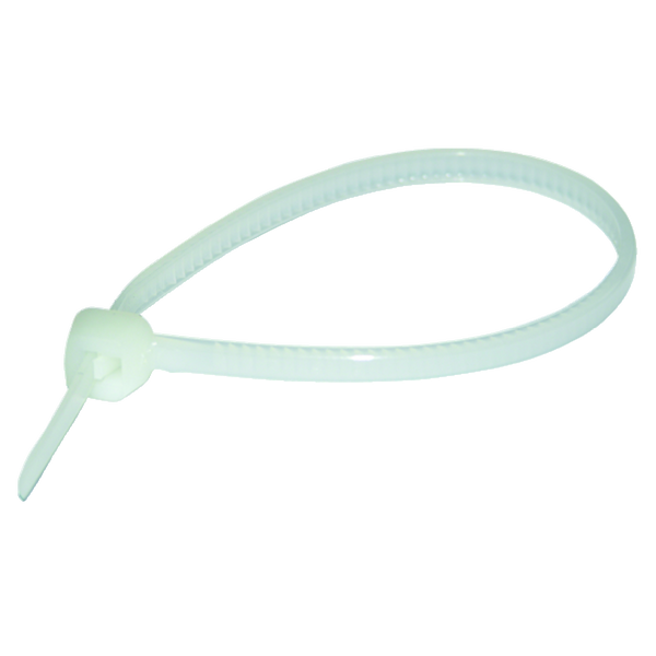 Cable cable tie transparent nylon 250x4.8 mm image 2