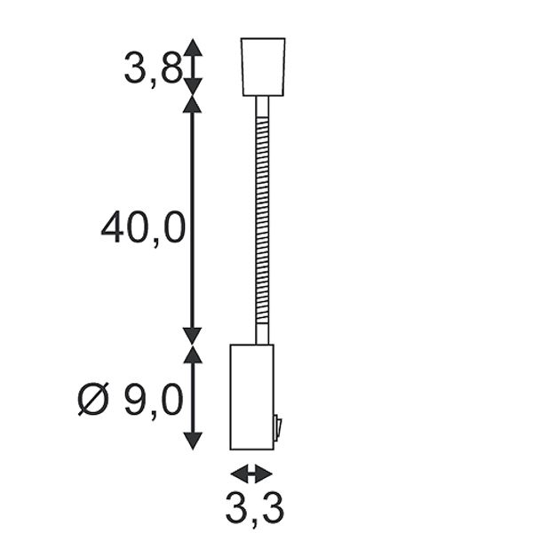 DIO FLEX PLATE wall lamp, GU10, max. 50W, chrome image 3