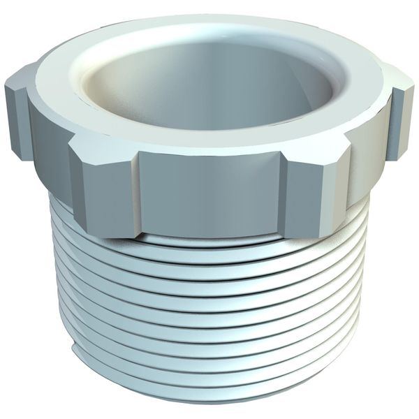 107 E PG7 PS  Compression fitting, PG7, light gray Polystyrene image 1