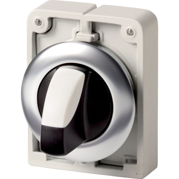 Changeover switch, RMQ-Titan, with thumb-grip, maintained, 4 positions, Front ring stainless steel image 4