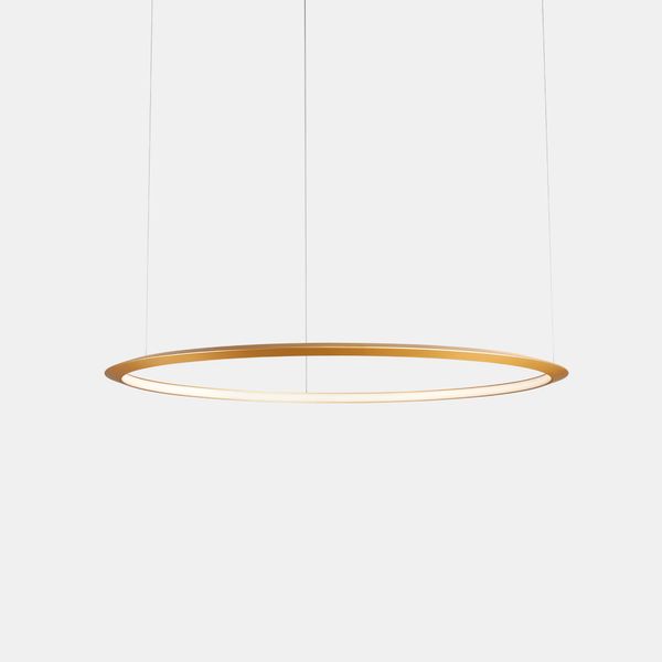 Pendant Circular Inward ø1200 Surface LED 63.5W 2106lm 2700K Gold image 1