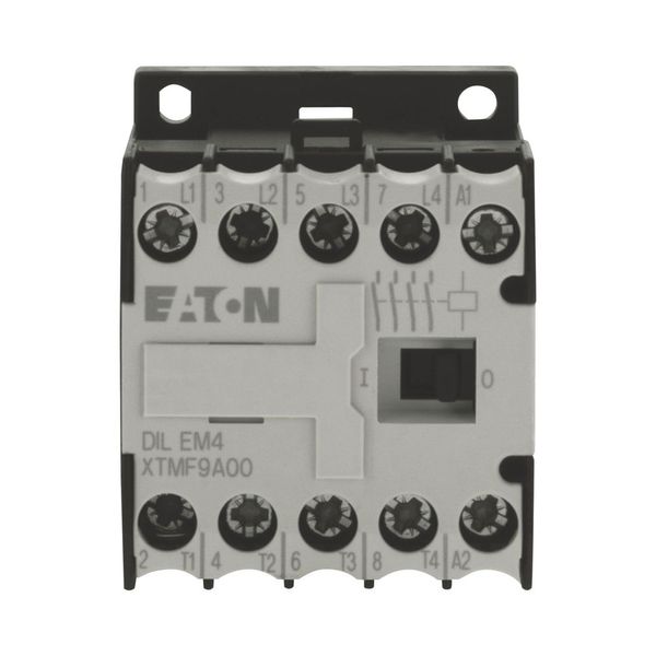 Contactor, 24 V DC, 4 pole, 380 V 400 V, 4 kW, Screw terminals, DC operation image 7