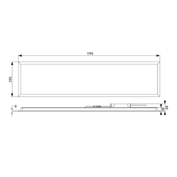 LEDPanelS-E4 Re295-32W-DALI-830-U19 image 3