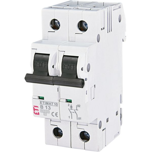 Miniature circuit breaker, ETIMAT 10 1p+N B13 image 1