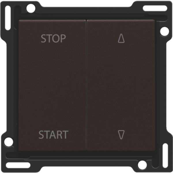 Finishing set for electrically separated roll-down shutter switch, dar image 1