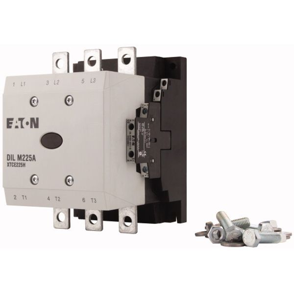 Contactor, 380 V 400 V 110 kW, 2 N/O, 2 NC, RAC 500: 480 - 500 V 50/60 Hz, AC operation, Screw connection image 3