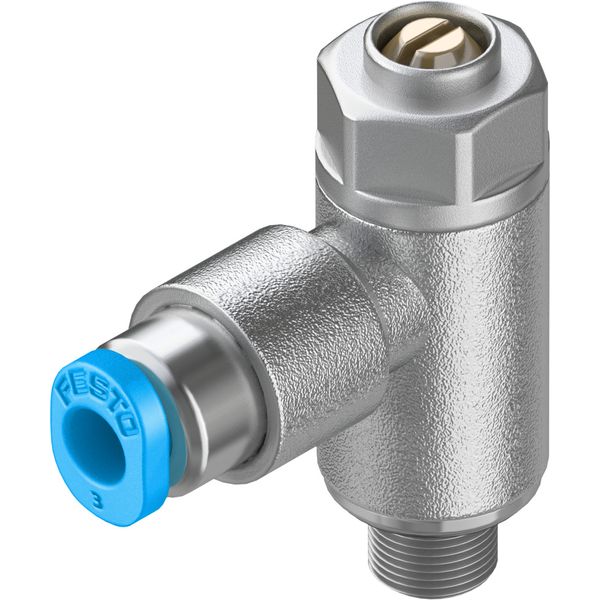 GRLA-M5-QS-3-D One-way flow control valve image 1