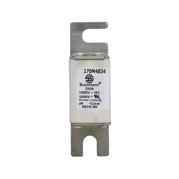 Fuse-link, high speed, 250 A, AC 1000 V, size 00, 30 x 47 x 98 mm, aR, DIN, IEC, single indicator image 25