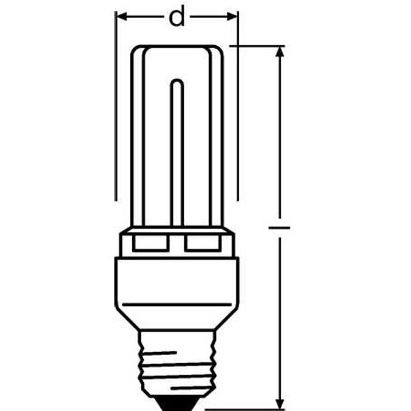 DINT FCY 14W/825 220-240V E27 10X1 OSRAM image 1