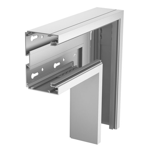 BRA FWF70110 EL  Flat corner SIGNA STYLE, descending, 70x110, Aluminum, Alu anodized image 1