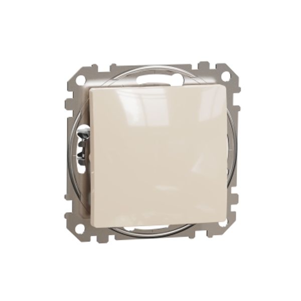 Sedna Design & Elements, 1-way Push-Button 10A, professional, beige image 3