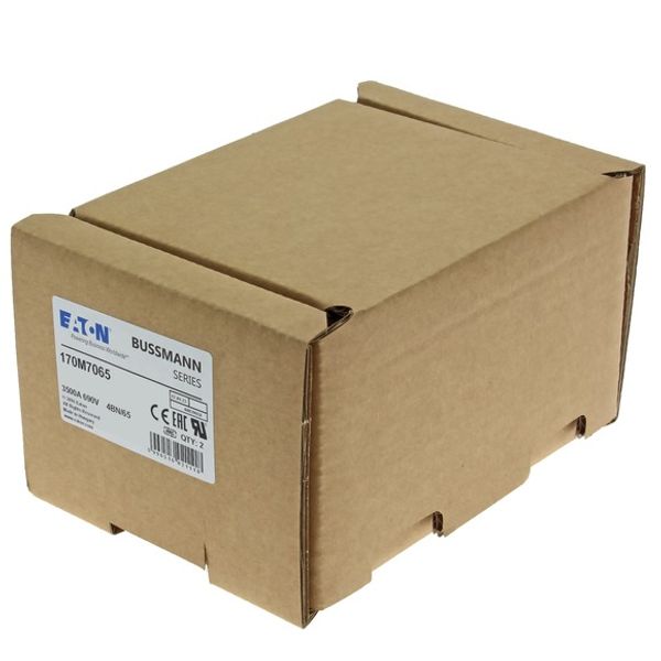 Fuse-link, high speed, 2200 A, AC 1000 V, size 4, 120 x 105 x 80 mm, aR, IEC, single indicator image 4