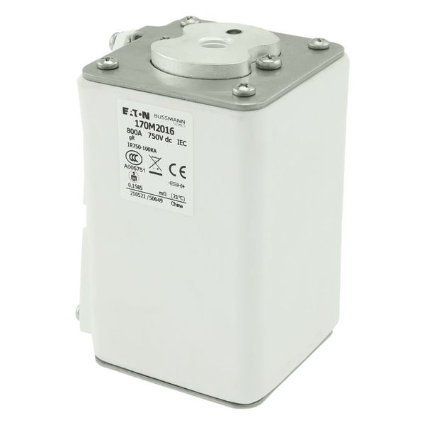 Fuse-link, high speed, 50 A, DC 750 V, compact size 1, 41 x 59 x 128 mm, aR, IEC, single indicator image 7