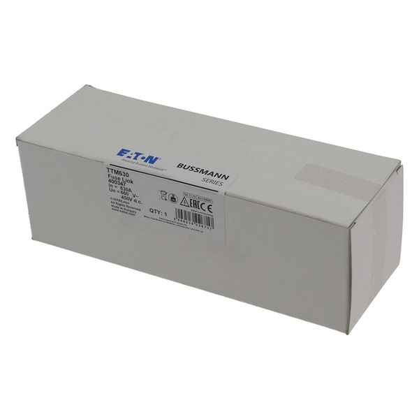 Fuse-link, LV, 630 A, AC 660 V, DC 450 V, BS88/C2, 74 x 210 mm, gL/gG, BS image 13